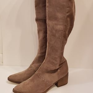 Report Boots OTK 9.5 Zaria Stud Pointed Toe Tan
